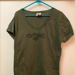 Harley Davidson v-neck t-shirt